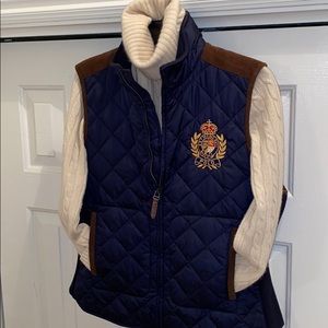 Classic Ralph Lauren Navy Blue Field Vest